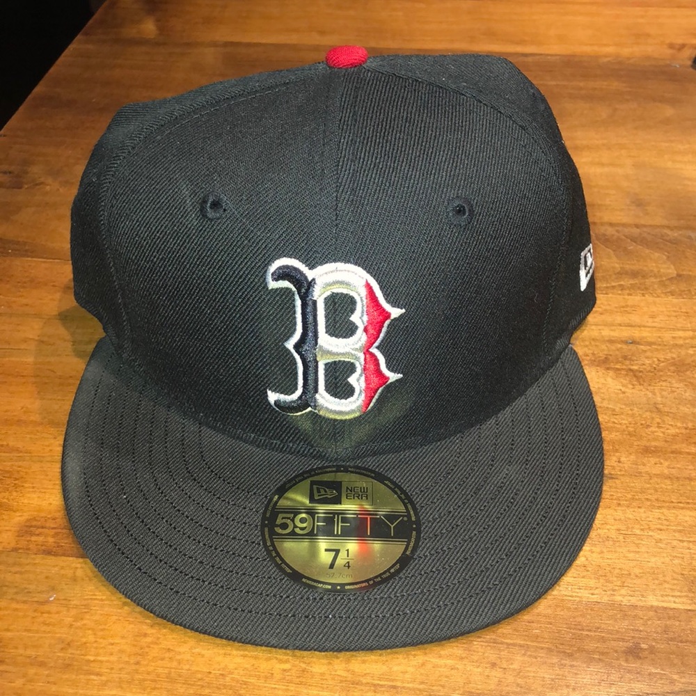 Boston Red Sox flat rim hat